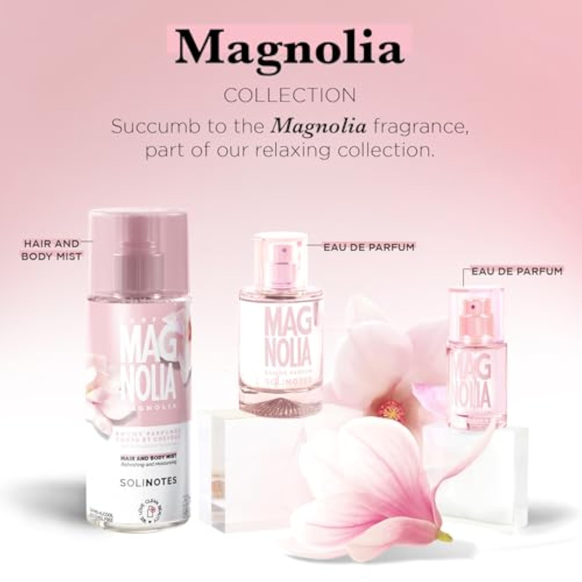Solinotes Magnolia Eau de Parfum for Women, 15ml