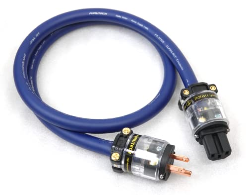 オーディオ用電源ケーブル: FURUTECH FP-3TS20,　プラグ付き 41SsPpKw55L.jpg