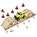 RCENJOY RC Wooden Bridge Simulation Obstacle Steep Slope with 20PCS Traffic Cones Roadblock RC Car Obstacle Set for LDARC X43 M58 1/43 Scale RC Crawer Car Accessories