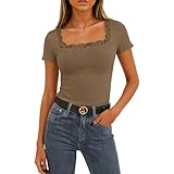 Termicas Mujer Camisa Invierno Manga Lentejuelas Elegante Transparentes Blusas de Elegantes, Larga Top Negro Fiesta, Tul Tirantes Algodon Brillo Blusas Blanca Camiseta Lencera Mujer, S
