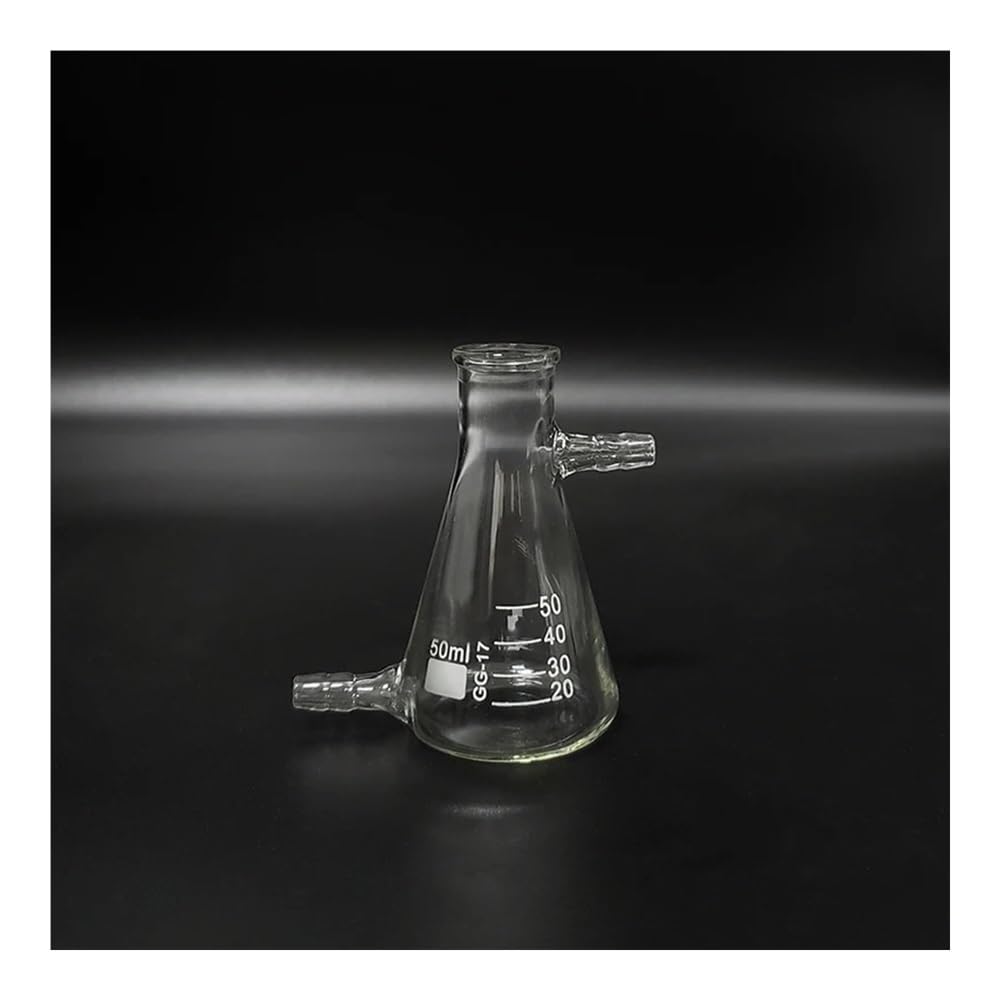 Equipos y suministros de laboratorio Matraz cónico de cuello estrecho graduado, con tubos en la parte superior e inferior, 50 mL a 10000 mL; matraz Erlenmeyer normal