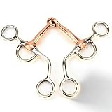 [Vielfältige Anwendung]: Ideal für das Training mit Pelham Stange, Riemchen, Springkandare und Kette; das Gebiss ist für Reiter, die auf Qualität und effektive Hilfengebung Wert legen.