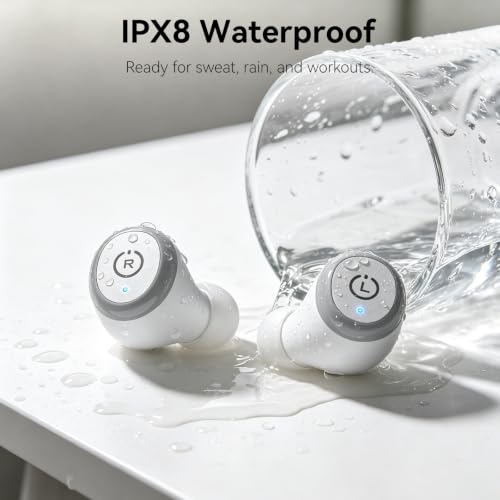 Image of TOZO T10 Wireless Earbuds Bluetooth 5.3 Headphones, App Customize EQ, Ergonomic Design, 55H Playtime, Wireless Charging Case, IPX8 Waterproof Sound in-Ear Headset, New Version