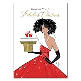 African American Expressions - Christmas Diva/Fabulous Christmas Boxed Christmas Cards (15 cards, 5