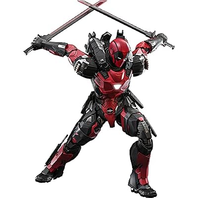 Hot Toys 1:6 Armorized Deadpool, Red
