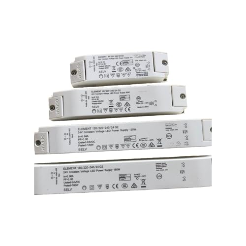 Pilote LED 24V transformateur 60W anti-scintillement pour ruban
