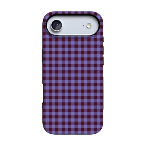 Casely iPhone 17 Air Case | Sweet Jam | Purple Gingham | Bold Protective Design | Compatible with MagSafe