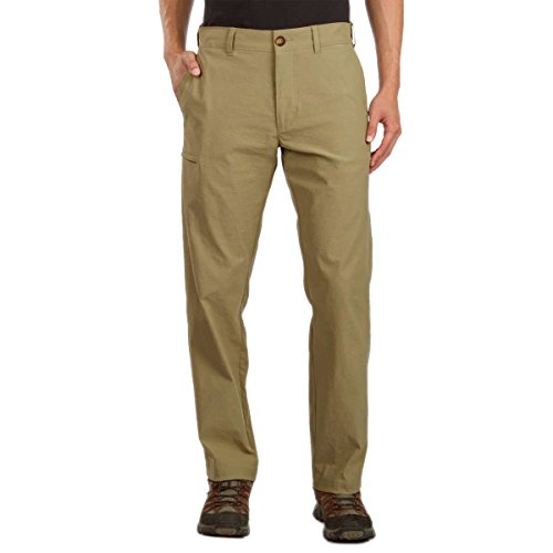 UNIONBAY Men's Rainier Lightweight Comfort Travel Tech Chino Pants (40W x 30L, Khaki)