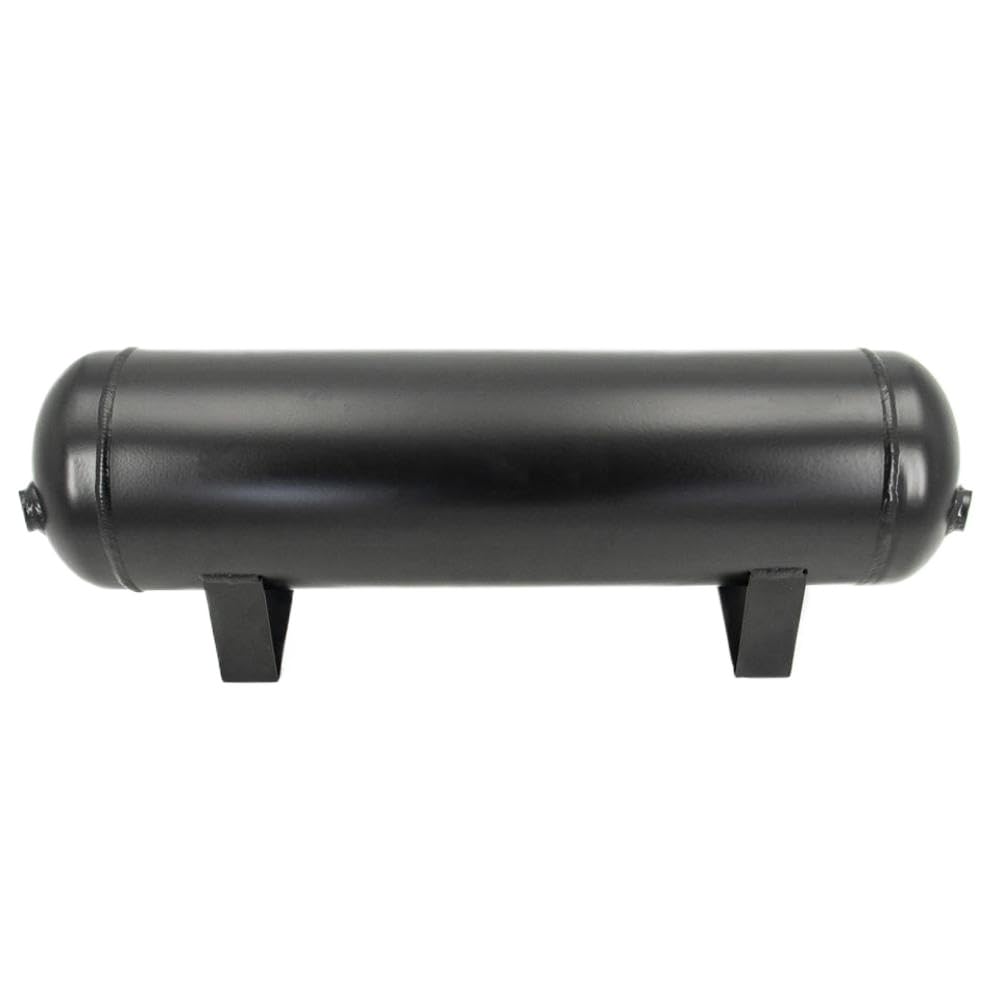 4 Gallon Aluminum Air Cylinder Air Tank Pneumatic Air Suspension System Tuning Vehicle Parts 1/4 NPT Holes Universal