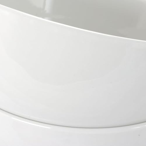 Miniatura 3 de Gibson Home Juego de 2 cuencos redondos de cerámica multiusos de 7 pulgadas en color blanco