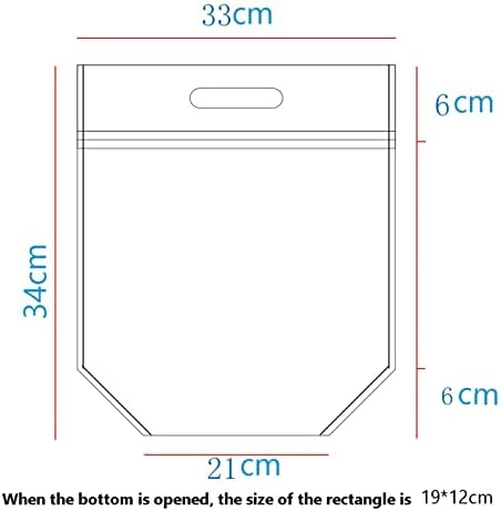 5pcs Insulated Lunch Bag with Zip Lock & Handle Stand Up Insulation Bags Reusable Thermal Box Liners Open Top Metalized Box Liners Lunch Food Box Thermal Shipping Bags (Size : 33X34X12cm)