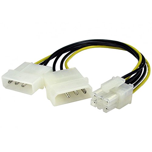 In-Tech Shop - 120 - Cavo Alimentazione Pc A Y 2 Molex Maschio/1 Molex - Foto 4