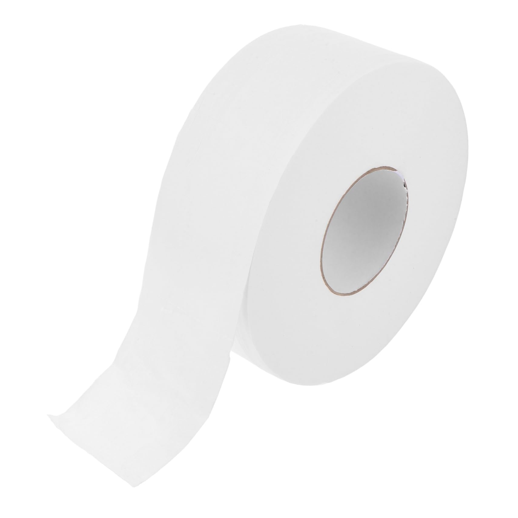 VALICLUD Ungebleichtes Toilettenpapier Große Papierrolle 4-lagig 600g Weiß Zellstoff für Haushalt und Werkstatt