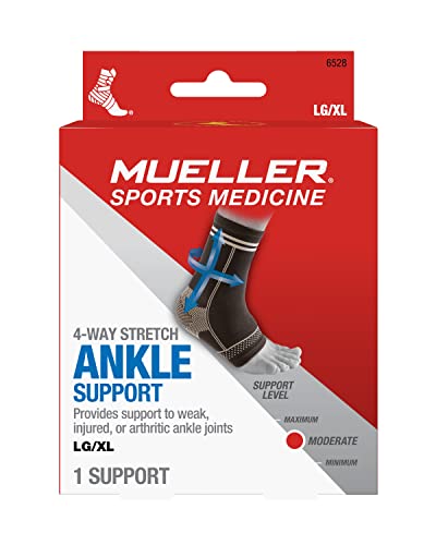 image for MUELLER Sports Medicine 4-Way Stretch Ankle Support Sleeve, Ankle Pain