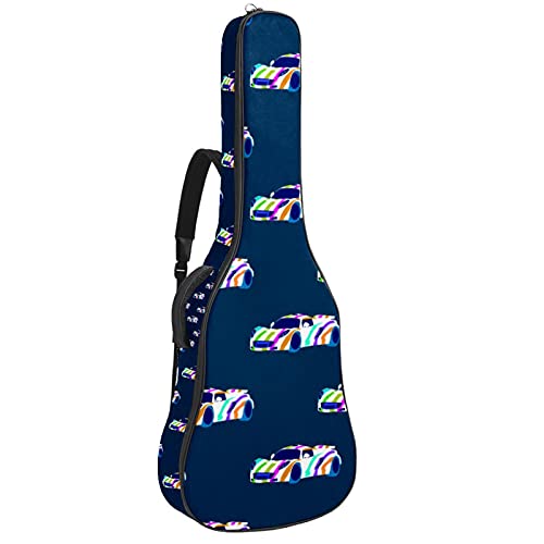 Housse de transport guitare au motif sans couture pour musicien nomade