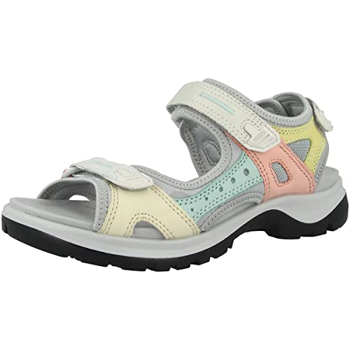 ECCO Damen Offroad Sandalen, Multicolor Shadow White, 35 EU