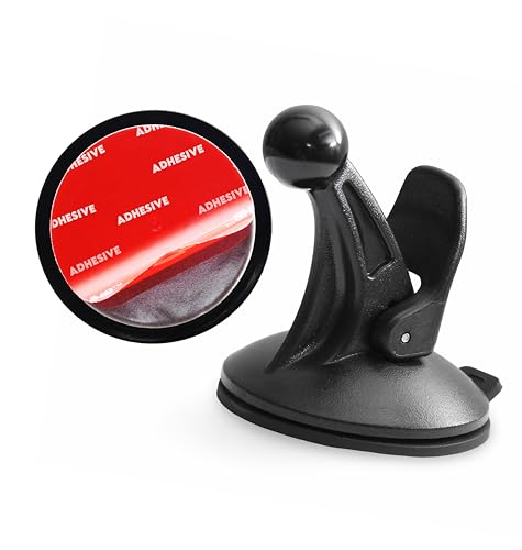 65mm Dashboard Adhesive Mounting Disk High Bond Sticky Pad & GPS Suction Cup Mount Replacement Kit Compatible with Garmin DriveSmart 50 LMT 50 LMTHD 51 LMT-S 60 LMT 61 LMT-S – SCDSK