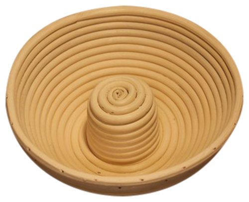 Round Bread Proofing Basket with Center Insert by Bread Experience 8 inch
