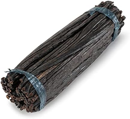 Slofoodgroup - Gourmet Tahitian Vanilla Beans - Premium Grade A Vanilla Pods - From Papua New Guinea - 10 Count - For Cooking, Baking, and Ice Cream