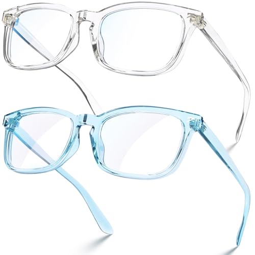 Image of VISOONE Blue Light Blocking Glasses Square with Anti Computer Glare for Gaming Women and Men MONTANA