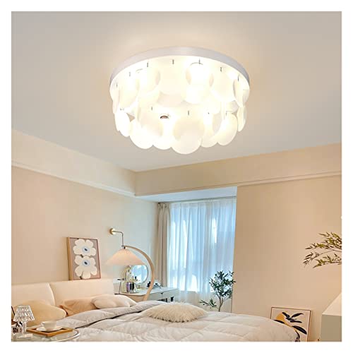 Lustre en cristal LED plafonnier salon sans éblouissement blanc - 4