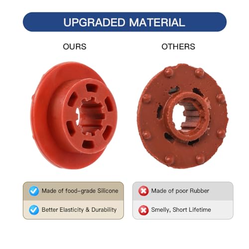 2Pcs WR02X12008 Refrigerator Evaporator Fan Motor Grommet for GE & Hotpoint Refrigerators and Freezer - Replaces AP3795810, 1091586, WR02X10519, WR2X10519