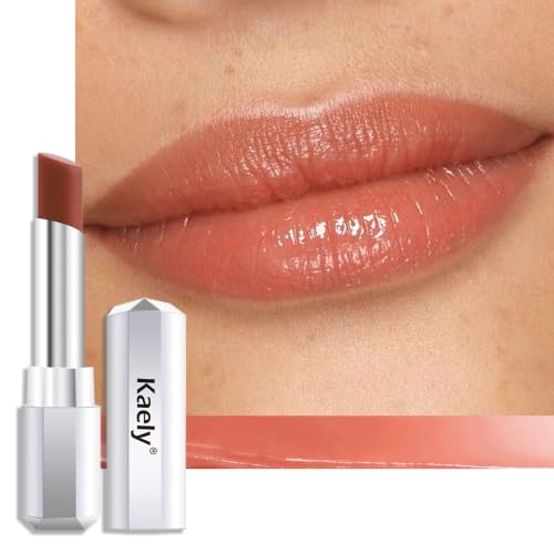 Image of Kaely Lip Oil Stick Makeup, Tinted Lip Balm Glossy Lipstick for Women