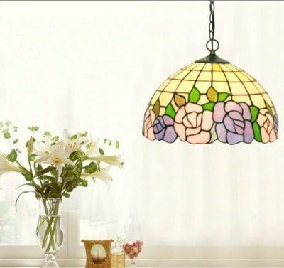 GOWE Lustres de sala de estar 11.8x7.5 in Vidrio Lustre Hecho a Mano Lujo Clásico Lustres de sala