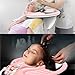 RUNAAJA Portable Inflatable Hair Washing Tray Rinse Basin for Washing and Cutting Hair at Home and in Bed Shampoo Bowl