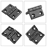 JiGiU 2 Stück Scharnier M6 für 4040 Aluprofil Nut 8, Zinklegierung, Schwarz – Ansicht 7