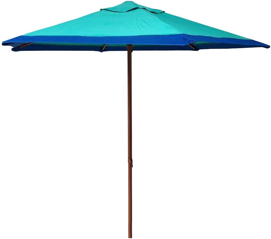 LSLYTQ Patio Umbrella OutdoorGarden 2.1mX2.2m, Steel Hexagonal Courtyard Decoration Umbrella, UV50+ Sun Protection,Beach Umbrella,garden Terrace Swimming Pool Lawn Beach, Etc. good