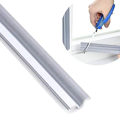 Soundproof Seal Strip Cuttable Window Weather Stripping, Door Weatherproofing Stripping 2M