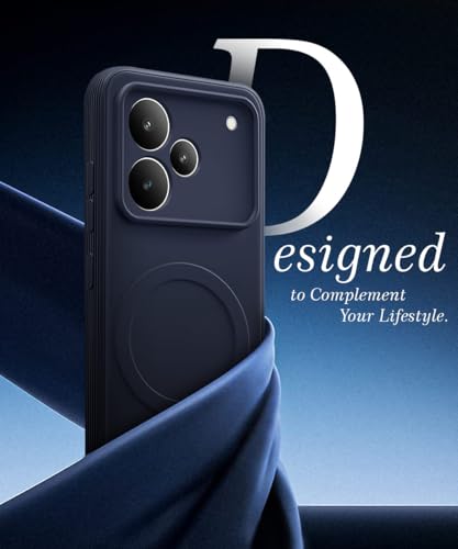 Image of WOW IMAGINE Back Case Cover for Realme Narzo 90X 5G | C85 5G | 15X 5G | Soft Matte Silicone Case| Slim Fit & Shockproof | Camera Protection Bumper Cover (Black)