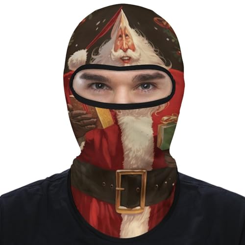 Máscara facial para balaclava de Santa Claus para hombres y mujeres, protección solar, transpirable, cubre todo el cabeza para senderismo, ciclismo, running y conducción miniatura 1