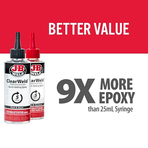 J-B Weld Pro Size ClearWeld Epoxy