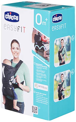 Chicco - Ergonomische Draagzak EasyFit - Eenvoudige Draagdoek - Hoofdsteun en Neksteun - Vanaf Geboorte tot 9 kg - Grijs - Image 3