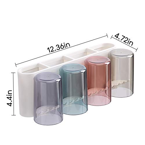 Ihave Toothbrush Holder Wall Mounted With 4Cups , Kids Favorite Candy Toothbrush Holders For Bathrooms #TOP6