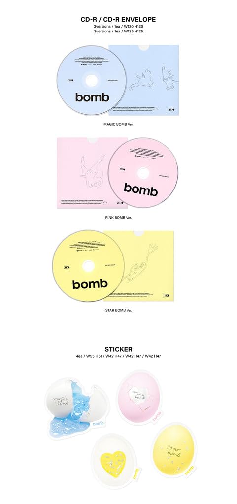 Amazon.co.jp: アイリット ILLIT - 3rd Mini Album bomb CD (3