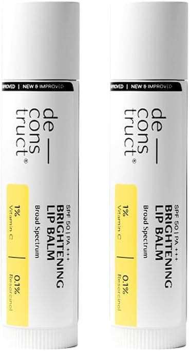 Brightening Lip Balm with SPF 30,For Dark,Pigmented,Dry,Flaky Lip,SPF 30 for Sun Damage & Discoloration,Lip Balm for Glossy Buttery Soft Pink Lips,For Women & Men,(4 gm)(8 Gm(Pack of 2))