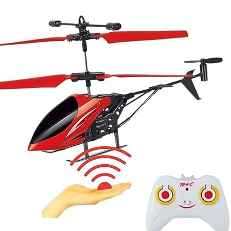 Mashes RC Helicopter with Hand Gravity Sensor, Flying Remote Control Helicopter Toy, Charging Helicopter with 3D Light & Safety Sensor for Kids Age 4+ Years I Pack of 1 Helicopter - Multicolor (B0DC6TN5YN) Amazon Price History, Amazon Price Tracker