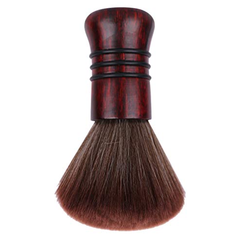 Minkissy Pincel de maquiagem macio para cabelo, pescoço, escova de cabelo, espanador, pincel de maqu