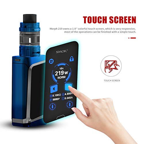 SMOK-Morph-219-TFV-Mini-V2-E-Cigarette-Vape-Starter-Kit-Blue-2-ml-No-Nicotine