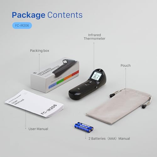 Fieberthermometer Kontaktlos für Baby und Erwachsene, Digitales Stirnthermometer...