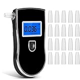 beseloa Alcootest Ethylotest Electronique, Portable Numérique Testeur d'alcool avec Ecran LCD d'Affichage, 20 Embouchures Professionnel Portable Testeur d'alcool pour Usage Personnel et Professionnel
