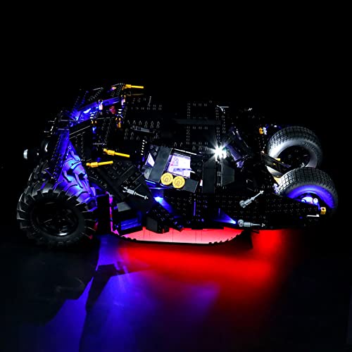 LED-Lichtset für Lego 76240 DC Batman Batmobil Tumbler, Lego 76240 kompatibel, Lichtset ohne Lego (Fernbedienung) – Bild 7