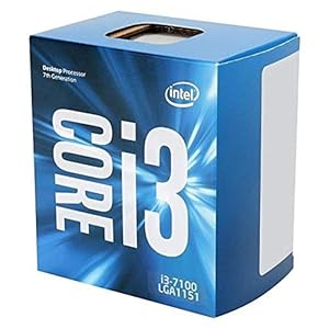 Intel Bx80677I37100 Core I3-7100 Processor, 3Mb, 3.90 Ghz, 14Nm, Blauw