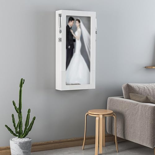 Table pliante murale pour optimiser les petits espaces avec rangement bois gris