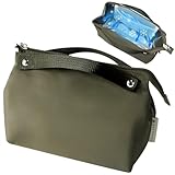 ランチバッグ 保冷 小さめ【保冷力◎撥水生地//夏・梅雨も温度キープ】 お弁当 保冷バッグ おしゃれ 保冷剤用ポケット付き大人 子供 通勤 通学 お弁当袋 シンプル かわいい ニュアンスカラー