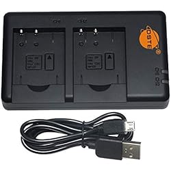 Cargador Bateria Sony Np Bn1 DSTE Fast Charging USB Dual Batería Cargador Compatible para Sony NP-BN1,Cyber-Shot DSC-QX10, DSC-QX100, DSC-T99, DSC-T110, DSC-TF1, DSC-TX5, DSC-TX7, DSC-TX9, DSC-TX10, DSC-TX20, DSC-TX30