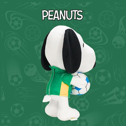 Image of Peanuts Snoopy Soccer Plush Cuddle Pillow Buddy, Kids Bedding Super Soft Sports Pillow, 17 inch Tall, 2026 World Soccer Tournament (Officially Licensed Product) by Franco Collectibles